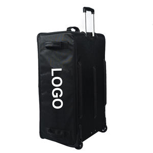 भारी क्षमता डफ़ल बैग व्हीलर सामान वोकल बूथ ट्रैवल ट्रॉली मामले में मोटी पैडिंग सुरक्षा के साथ - Product Image 2