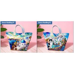 Bolsa de Lona con Estampado Estilo Bohemio para Todas las Temporadas, Bolso de Compras con Cierre Personalizado y Forro de Poliéster - Product Image 5