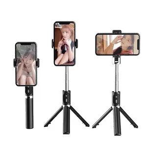 Mini trépied pliable et Portable sans fil, lumière de remplissage pour Selfie, avec télécommande, Rotation de 360 degrés, rétractable, pour Portable