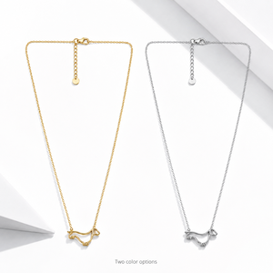 Dachshund Dog Outline Necklace Stainless Steel 14K <b>Gold</b> Vacuum Plated <b>Gold</b> Option Adjustable Chain <b>Gold</b> and Silver Tones - Product Image 1