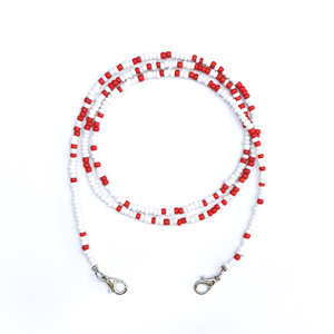 Cadena para Gafas Edición Navidad, Cadena para Mascarilla con Cuentas, Cadena con Colgante de Cuentas Reutilizables, Cuentas de Vidrio, Invierno 2021, Origen Jinhua - Product Image 4