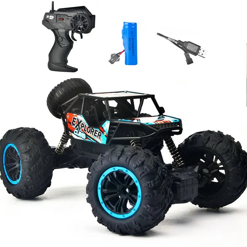 2.4GHZ שלט רחוק לשטח 4WD קרוס קאנטרי רדיו בקרת רכב צעצועי RC רכב RC פעלולים טיפוס רכב רכב לילדים צעצוע ילד
