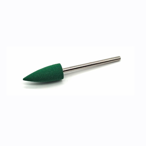 Long Bullet <b>Silicone</b> Polisher Nail Drill Bit for Pedicure Polish Electric Nail File Manicure Tool - Product Image 1
