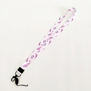 Customizable Nylon Fabric Lanyard with Dog Hook & ID Card Holder Washable