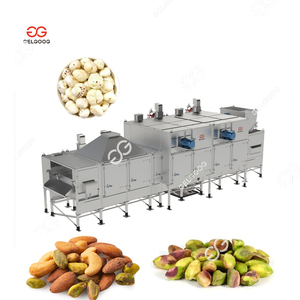 Bande transporteuse continue torréfacteur <span class=keywords><strong>de</strong></span> fèves <span class=keywords><strong>de</strong></span> cacao éplucheur noix torréfaction épluchage cacahuètes grillées et <span class=keywords><strong>salées</strong></span> faisant la machine pour cacahuètes - Product Image 2