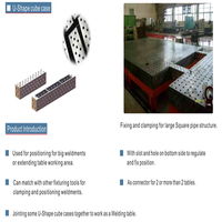 Outil de soudage flexible, plaque d'angle en forme de U pour table de positionnement 3D