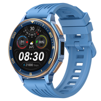 Montre connectée GPS à double positionnement, carte hors ligne, boussole, baromètre, altimètre, lampe de poche, étanche 3ATM, écran AMOLED en silicone, 5-10