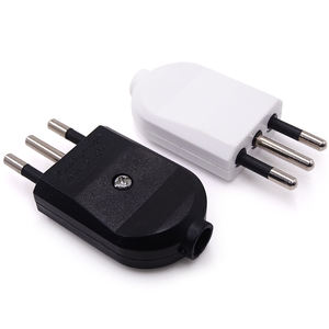 Enchufe recableable de Italia de alta calidad 10A 250V Enchufe eléctrico chileno de Italia de tres pines redondos - Product Image 6