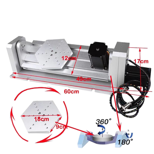 Fresatrice <span class=keywords><strong>CNC</strong></span> da Banco a Cinque Assi Mini Router Rotativo per Incisione e Lavorazione del Legno con Controllo <span class=keywords><strong>Mach3</strong></span> - Product Image 3