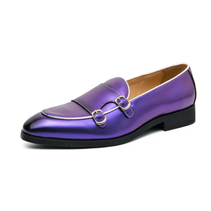 Nouvelles Chaussures Décontractées à Enfiler Grande Taille pour Hommes, Mocassins Pointus en Cuir PU de Marque pour Hommes - Product Image 2