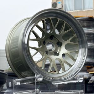 ล้อฟอร์จ JDM สไตล์ 1 ชิ้น ขนาด 15-22 นิ้ว 4x100 5x114.3 5x120 สีทองขอบกลึงลายเรโทร สำหรับรถแข่ง วัสดุอัลลอยด์ สำหรับ Civic Corvette G-Class - Product Image 4