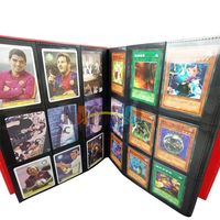 Classeur de collection de cartes TCG en cuir PU personnalisé sur mesure à 9 pochettes pour jeux de société Yugioh