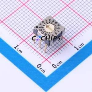 SKAC-16 Rotary Encoder Switch Through hole Component (THT) Switch 16 True Code - Product Image 1