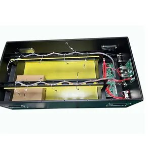 51,2 V 280Ah LiFePo4 кейс батарея, солнечный внешний DIY Box Встроенный 16S BMS ЖК-экран контейнер под элемент питания