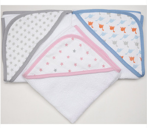 Trùm đầu bé Khăn bền san hô Fleece sử dụng khác nhau dễ thương thiết kế nhanh chóng khô lớn Hood bé khăn tắm - Product Image 4