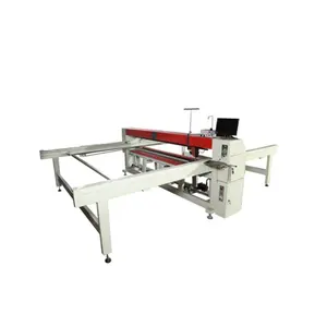 Auto computerized long arm single head needle quilting machine industrial mattress blanket bed cover quilt making sewing machine