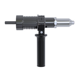 Rivet Gun Adapter Set For Electric Drill Aluminum Alloy 218 Metal Power Tool Accessory - Product Image 2