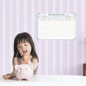 Calendario de pared para el hogar <span class=keywords><strong>365</strong></span> días Plan de depósitos Horario de autodisciplina - Product Image 6