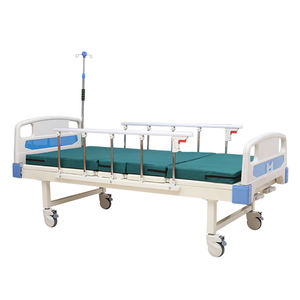 Lit médical manuel à 2 fonctions pour hôpital, table basculante pour personnes âgées, 2 manivelles, acier laminé à froid, ABS, haute qualité, garantie 3 ans, OEM Chine - Product Image 4