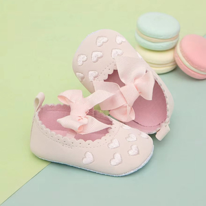 Nouvelles Chaussures de Princesse Confortables à Nœud pour Bébé, Antidérapantes, pour l'Intérieur - Product Image 3