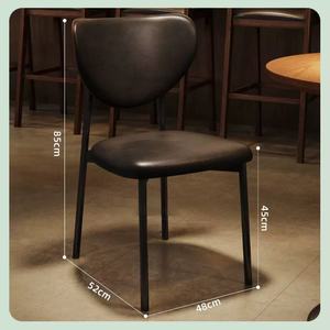 Retro Wooden <b>Dining</b> <b>Table</b> Set 120cm Length 70cm Width 73cm Height Metal Legs Dark Brown Color 4-Seater for Restaurant Use - Product Image 3