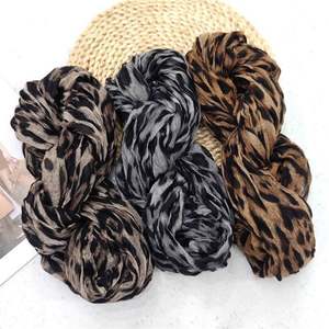 Pañuelo de Lino con Degradado de Color para Mujer, para Viajes, Moderno, Versátil, Casual, Resistente al Viento y a la Arena, Chal para Mujer - Product Image 3