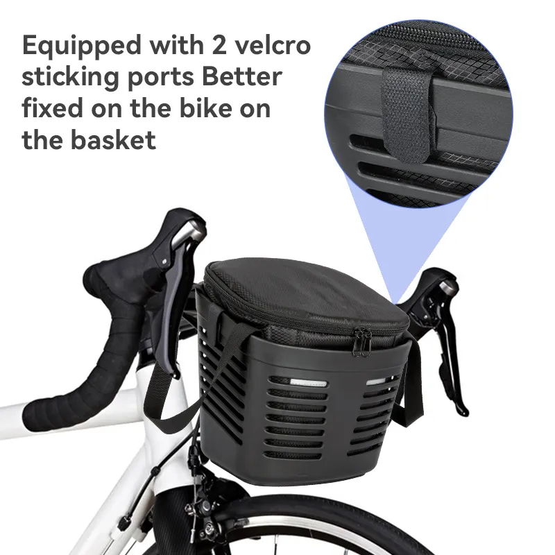 Saco de armazenamento dianteiro para bicicleta, bolsa de ciclismo ao ar livre, sacola removível para quadro de bicicleta à prova d'água, para guiador e direção