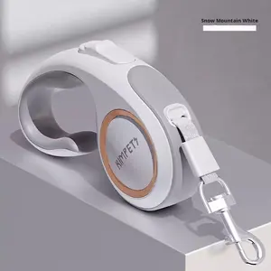 Correa retráctil automática para perros y gatos de 3M para exteriores, correa de plástico sólido con decoración de cinta, collares para mascotas, correas y arneses - Product Image 6