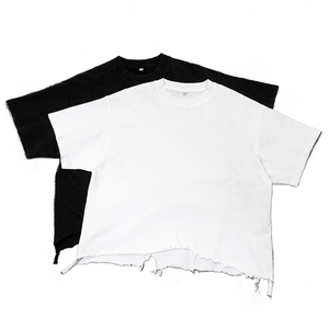 Camisetas Vintage con Efecto Desgastado, 100% Algodón, 240 g/m², Corte Holgado, Estilo Urbano, para Hombre - Product Image 3