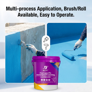 Revestimiento Impermeable Específico para Piscinas, Impermeabilización de Concreto, Pintura Impermeable de Alta Resistencia y Durabilidad para Piscinas y Exteriores - Product Image 2