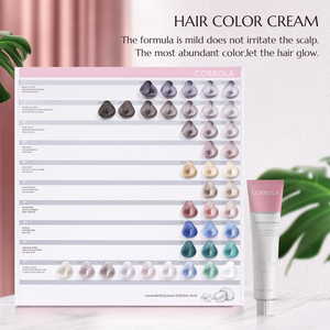 Original Factory Wholesale Supplier Price Premium Grade Herbal Permanent <strong>Hair</strong> Dye Cream 99 Colors Low-ammonia Cover <strong>Gray</strong> <strong>Hair</strong> - Product Image 1