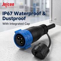 Industrieller Hybrid-Steckverbinder Männlich/Weiblich M25 3+8 Pin 30A+5A Push-Lock IP67 Wasserdicht für Kreisförmigen Strom- und Signalstecker für BESS