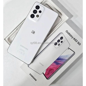 Venta a granel de Smartphone <span class=keywords><strong>A53</strong></span> 5G <span class=keywords><strong>Usado</strong></span> Versión de EE. UU. Teléfono móvil Android Buen Estado Sin Arañazos <span class=keywords><strong>Precio</strong></span> Barato - Product Image 2