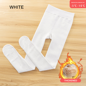 2025 OEM Solid Color Fleece Winter <strong>Leggings</strong> Pantyhose for Kids <strong>Girls</strong> High Waist Casual Style Breathable Seamed Warm <strong>Thermal</strong> - Product Image 6