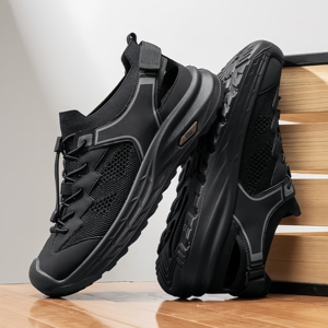 รองเท้าตาข่ายระบายอากาศกลางแจ้งแบบ unisex แห้งเร็ว กันลื่น น้ำหนักเบา ซับแรงกระแทก เหมาะสำหรับเดินป่าและลุยน้ำ รองเท้าคู่สำหรับคู่รัก - Product Image 3