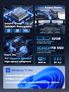 2025 el más nuevo Intel I9 12900H 32GB Ddr4 1TB Nvme Wifi6 Mini computadora de escritorio Gamer <span class=keywords><strong>Gaming</strong></span> <span class=keywords><strong>Pc</strong></span> con iluminación de ambiente colorida - Product Image 3
