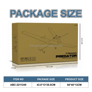 Z51 <span class=keywords><strong>Predator</strong></span> <span class=keywords><strong>RC</strong></span>-Flugzeug 2,4 GHz 3-Kanal Ferngesteuertes Flugzeug mit 3-Achsen-Gyroskop, Schaumstoff-Handwurf-<span class=keywords><strong>RC</strong></span>-Flugzeug Segelflugzeug - Product Image 5