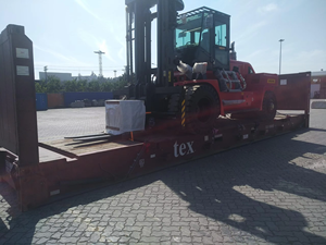 Carretilla elevadora diésel de 16000kg y <span class=keywords><strong>16</strong></span> toneladas, grande con centro de carga de 1200mm, carretilla elevadora diésel - Product Image 3