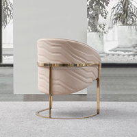 Mobilier de salle à manger confortable chaise de loisirs de haute qualité pour restaurant fauteuil de salle à manger en cuir
