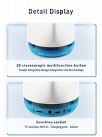 Haut-parleur Bluetooth avec goutte d'eau dansant dans l'eau, haut-parleur musical avec caisson de basses, haut-parleurs amusants, cadeau amusant, prend en charge la carte TF, basses stéréo