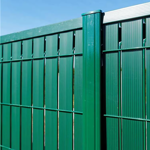 Clôture de jardin incurvée 3D de confidentialité latte de <span class=keywords><strong>PVC</strong></span> en plastique utilisé <span class=keywords><strong>pour</strong></span> le treillis métallique soudé - Product Image 4