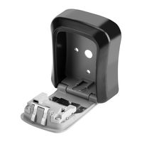 Cheap Full Plastic Key Lock Box 4 Digits Combination Weatherproof Wall Mount Key Safe Hide Key Resettable Code Jiexunda Brand