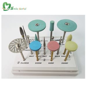 Frese abrasive per lucidatura dentale zirconia kit frese a bassa velocità HP - Product Image 3