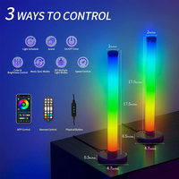 Barre lumineuse LED intelligente avec télécommande 360 °   Lampe d'ambiance lumineuse pour téléviseur, synchronisation musicale DIY, éclairage de jeu