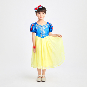 Jupe en tulle évasée personnalisée, texture aérienne, <span class=keywords><strong>robe</strong></span> <span class=keywords><strong>de</strong></span> princesse <span class=keywords><strong>Disney</strong></span> pour filles, <span class=keywords><strong>robe</strong></span> <span class=keywords><strong>de</strong></span> Blanche-Neige pour les célébrations <span class=keywords><strong>de</strong></span> Noël, matière polyester, TV - Product Image 1
