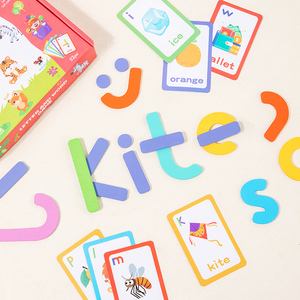Hot Poplar Splint New Wholesale Cheap Silent Educational Learning Alphabetic Word Stress Relief Children Game DiyToys for Kids - Product Image 6
