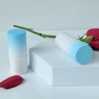 Bálsamo Labial Redondo de Lujo, Tubo de Brillo Labial Personalizado con Acabado de Serigrafía/Impresión UV, Envase para Barra Correctora