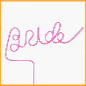 حفلة العازبة الحيوانات الأليفة القش العروس دش زينة الزفاف لتكون هدية العروس - Product Image 3