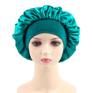 Gorro de satén de moda europea y americana para mujer, elástico de ala ancha con purpurina para gorro de dormir, poliéster impreso personalizable, <span class=keywords><strong>Ca</strong></span> diaria - Product Image 5