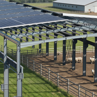 Bâtiment Agricole Moderne en Acier Préfabriqué pour Élevage Avicole – Conception de Poulailler Automatique en Métal